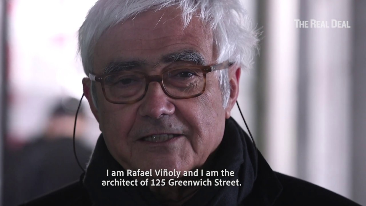 Rafael Viñoly at the topped-out 125 Greenwich