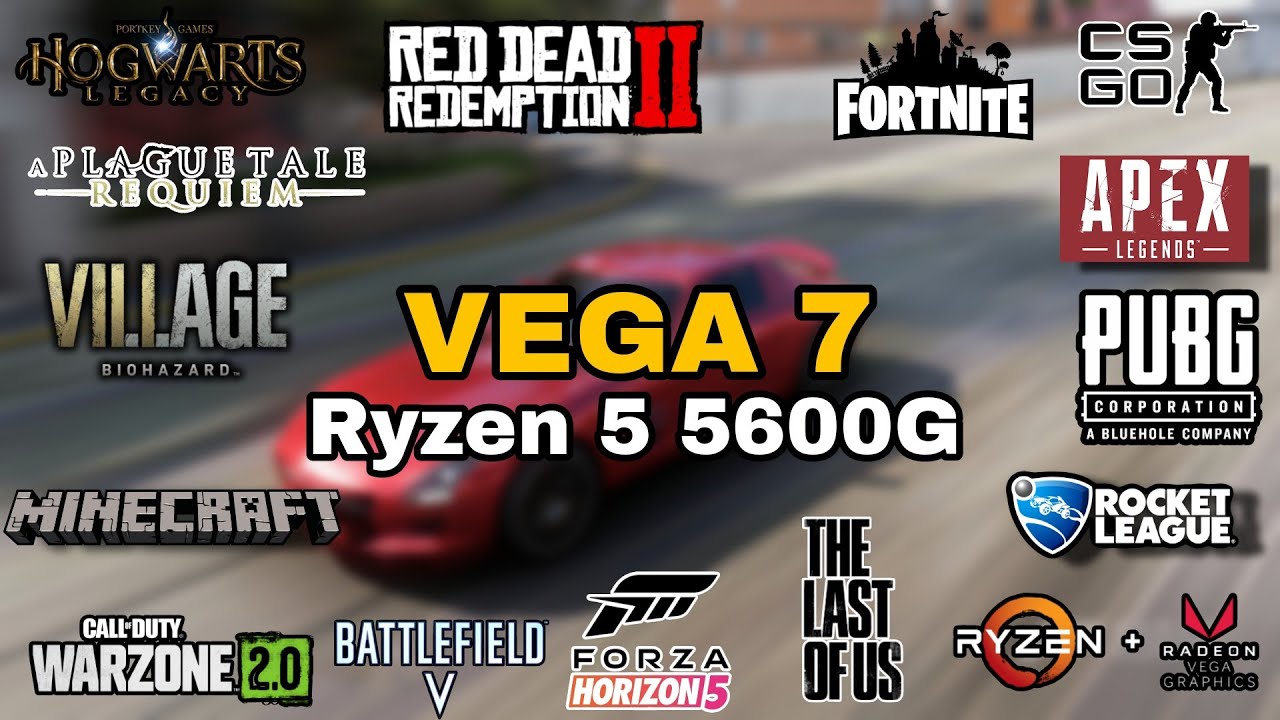 Ryzen 5 5600G Vega 7 Tested in 14 Demanding Games 1080P in 2023