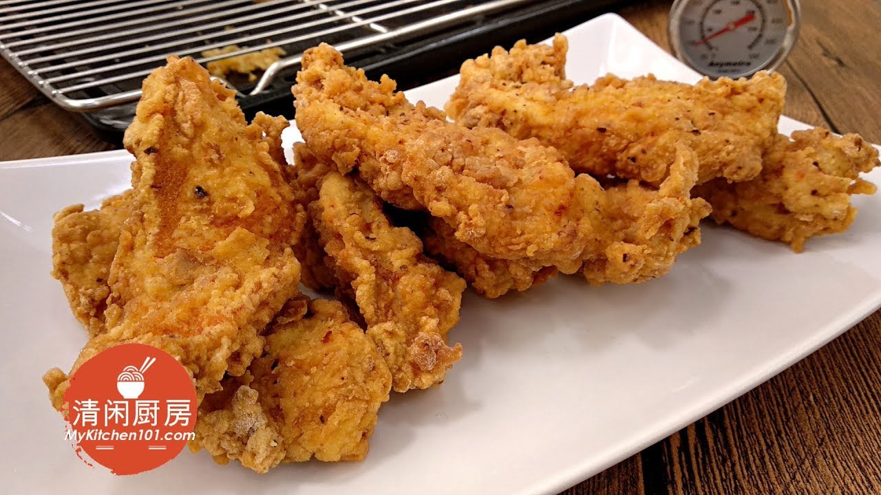 金黄香酥炸鸡柳条食谱 - 简单好做 (清闲厨房)