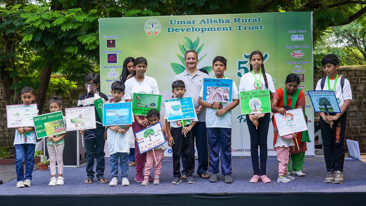 5k Run For Green | Full program | @uardt 16th June 2024 | Necklace Road, Hyderabad