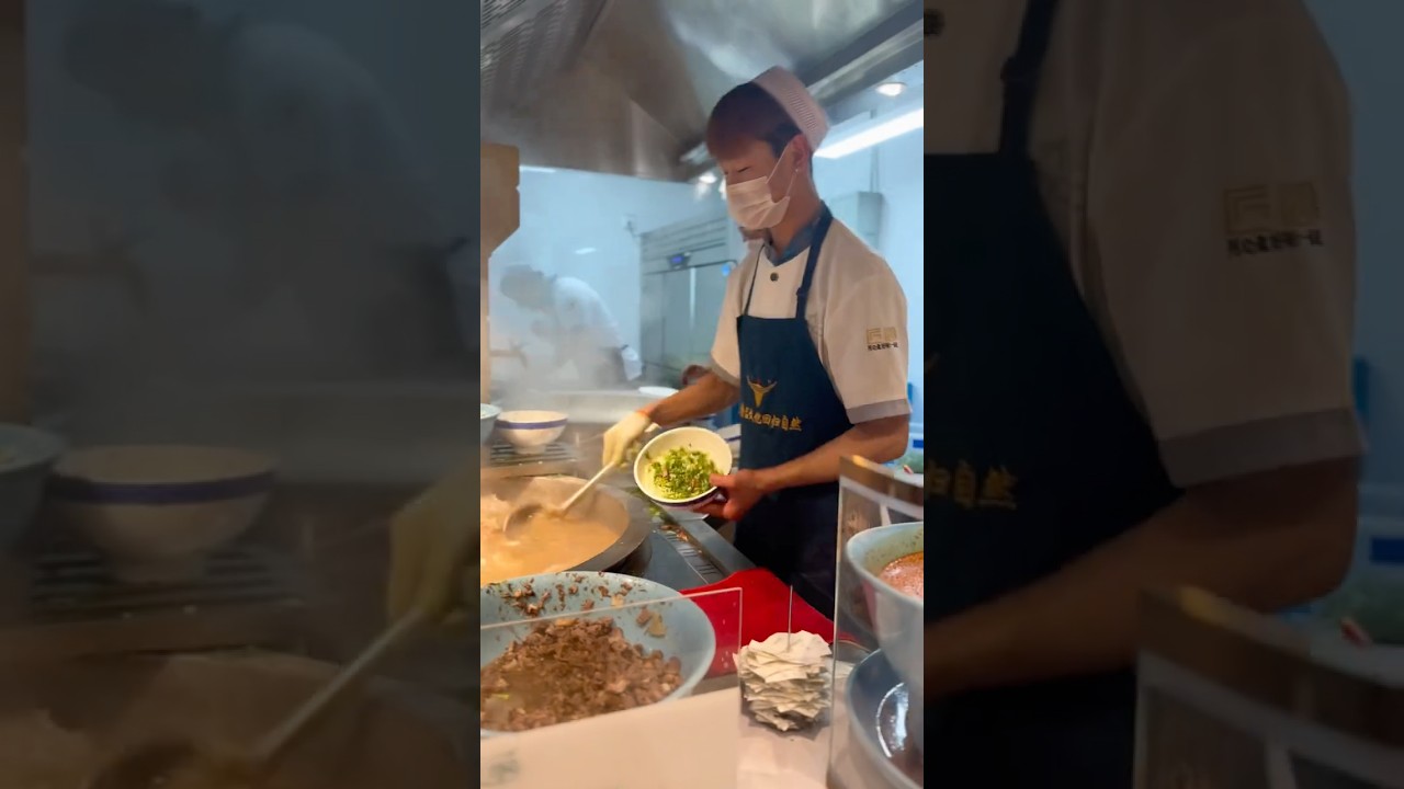 Full video on YouTube channel Hand-pulled Lanzhou beef noodles china! #noodles #chinesefood #foodie