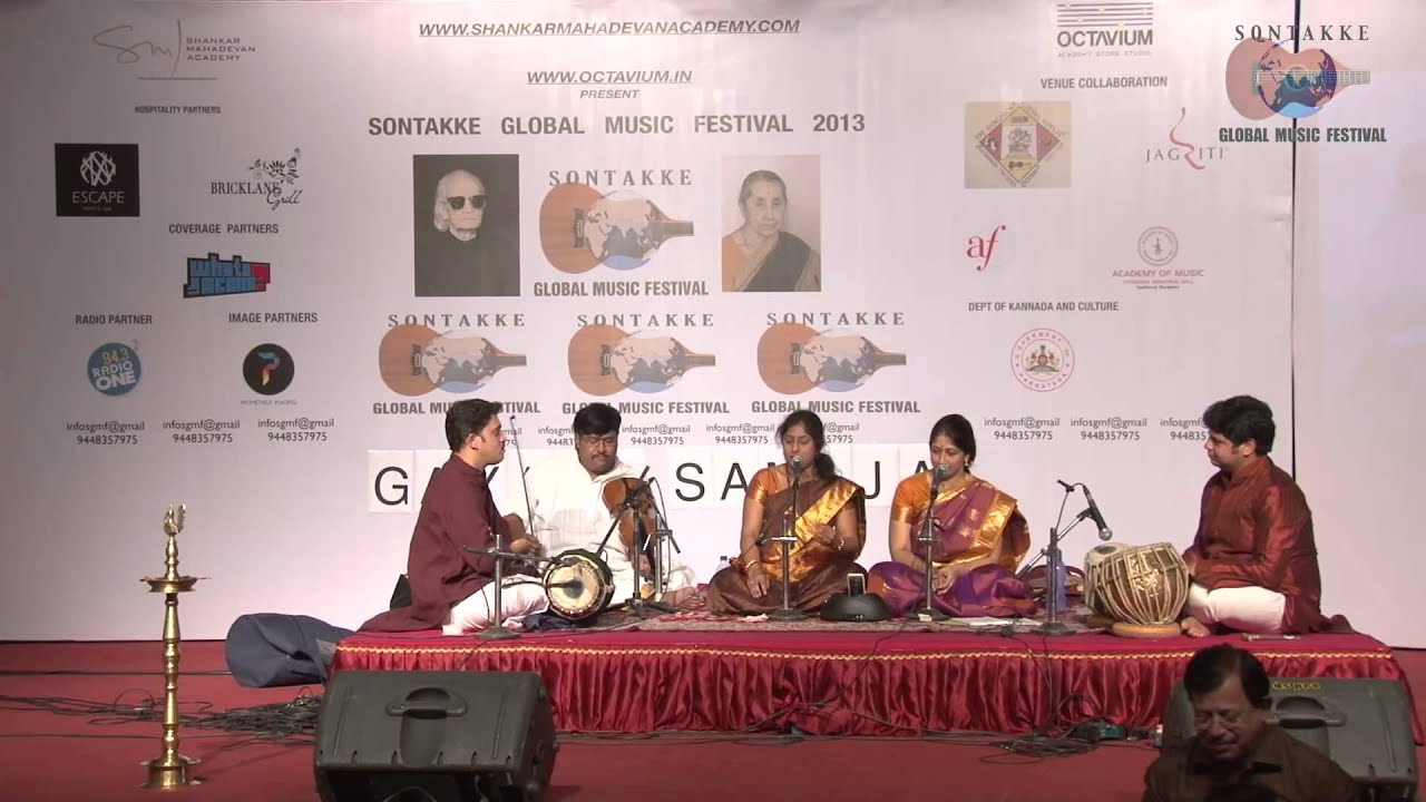 M K Tejaswini & Chaitra Sontakke - Jugalbandi -  Sontakke Global Music Festival - 2013
