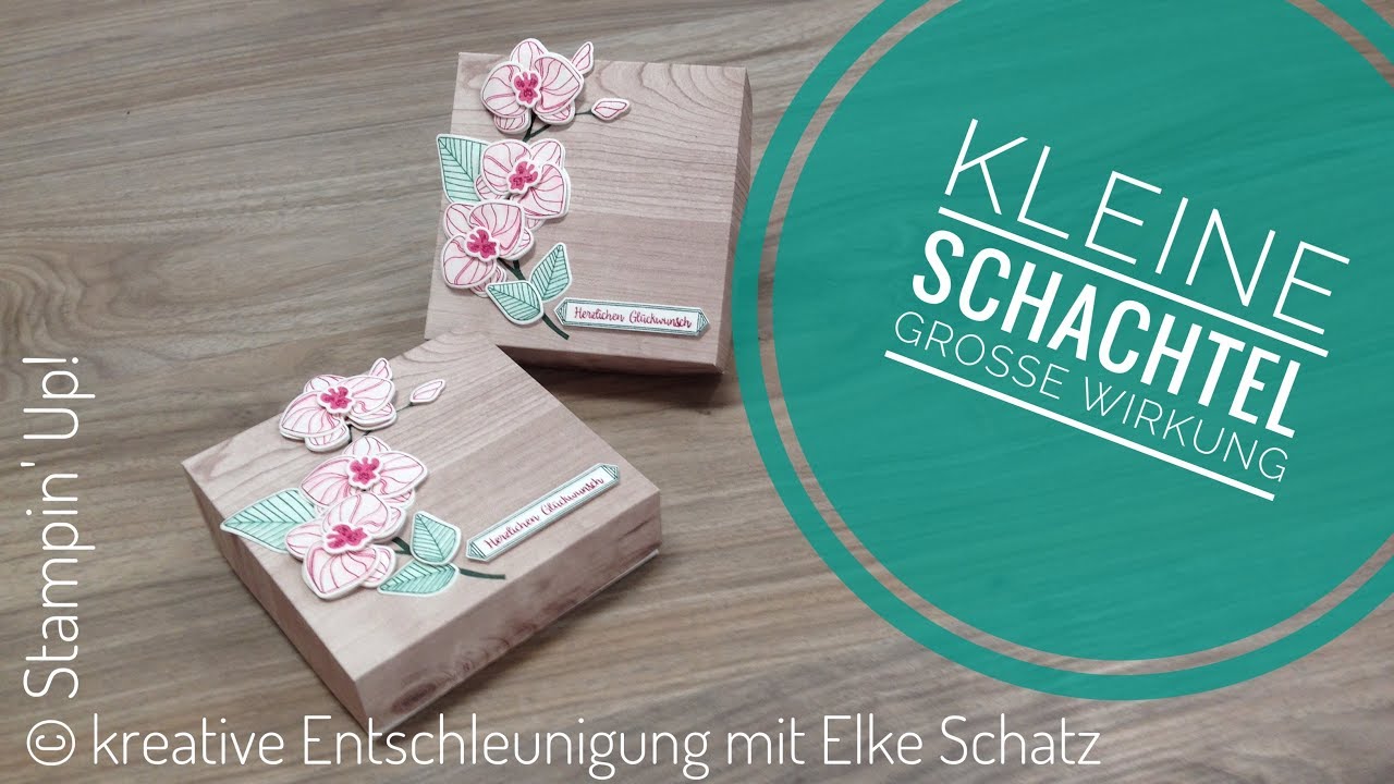 Schachtel mit Orchideen von Stampin' Up!