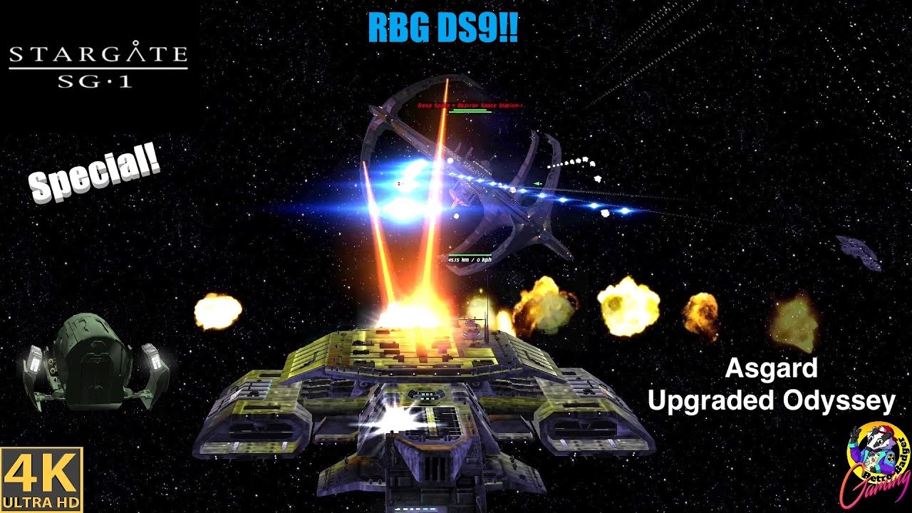 Stargate SG1 VS Star Trek RBG Deep Space Nine! - Star Trek Ship Battles - Bridge Commander