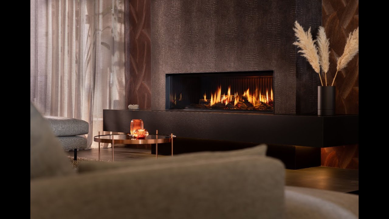 Trimline iX15 Solus - Electric fireplace - realistic flames 🔥