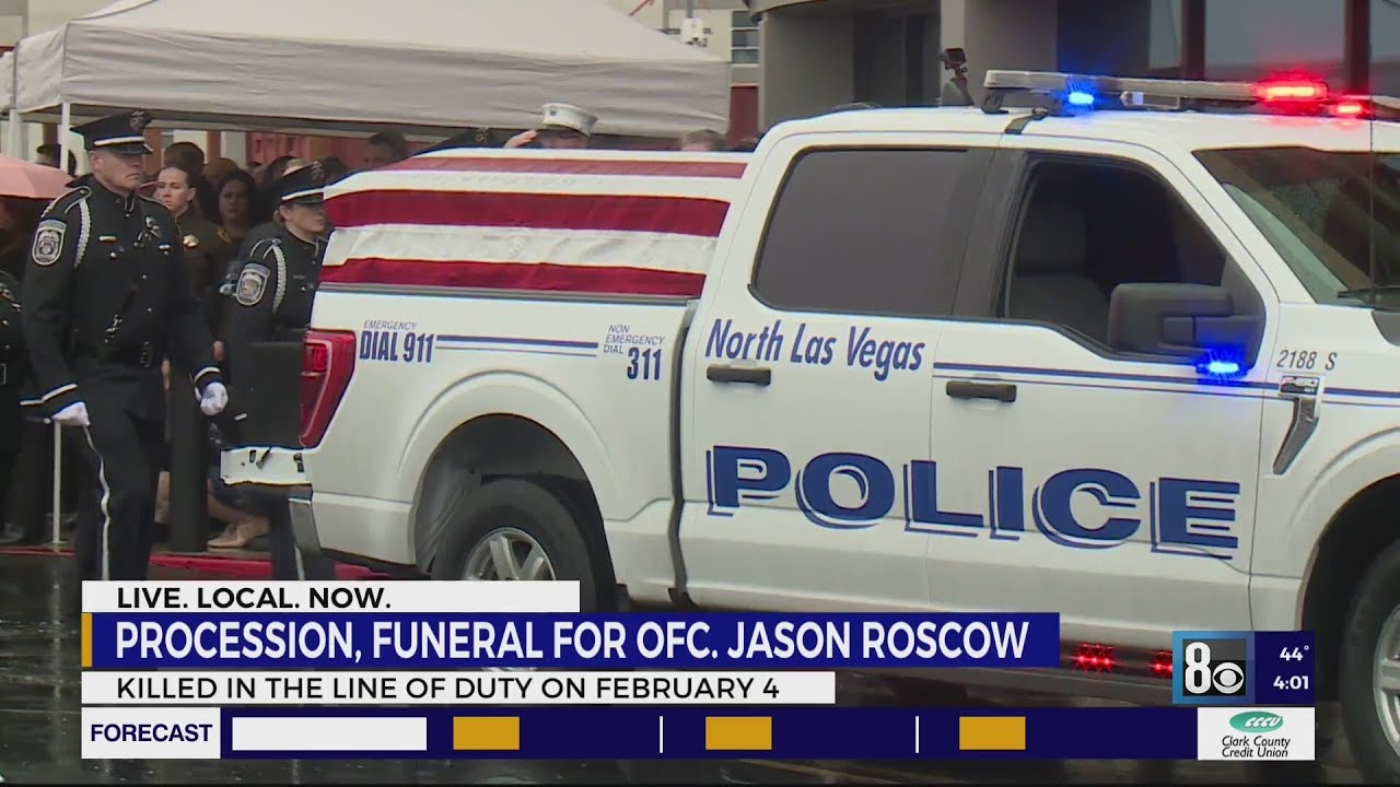 'Profound loss,' community remembers fallen North Las Vegas Police Officer Jason Roscow
