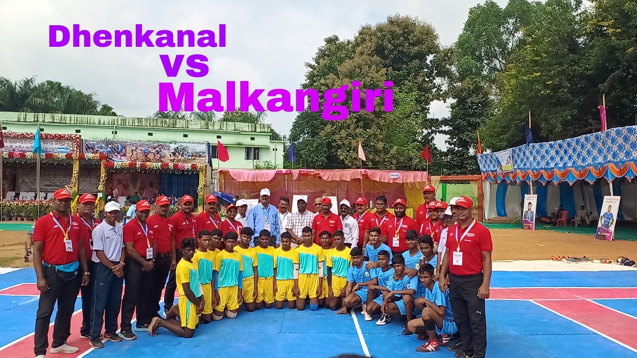 Dhenkanal vs malkangiri//State level kabaddi match//Sundaragarth