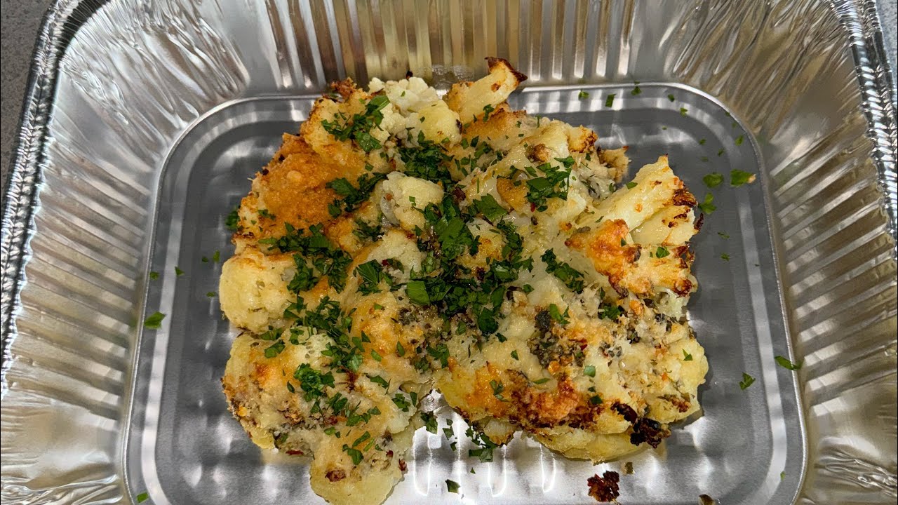 Whole Roasted Sicilian Cauliflower in Ninja Foodi