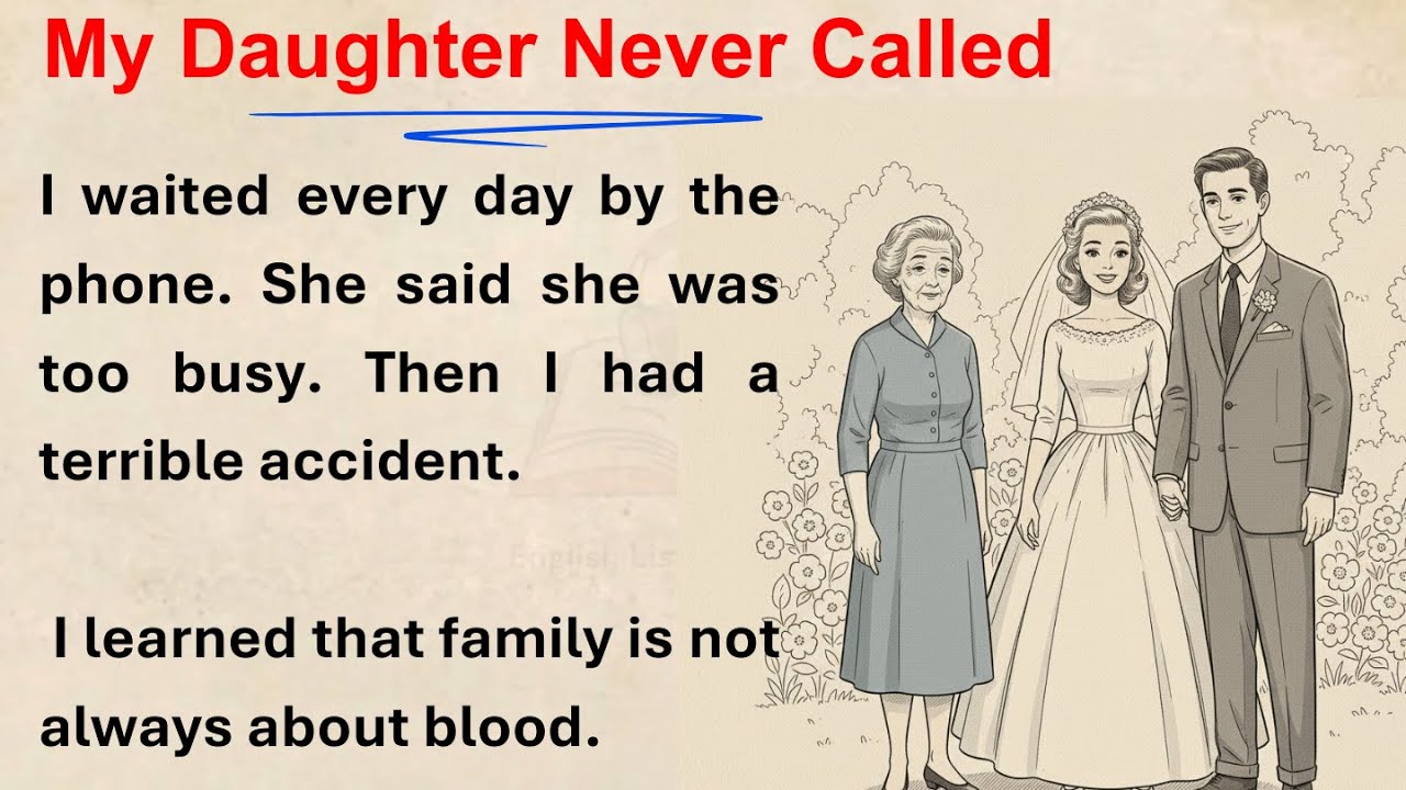 Learn English with Stories ⭐My Daughter Never Called | Level 3 English Listening & Speaking Practice