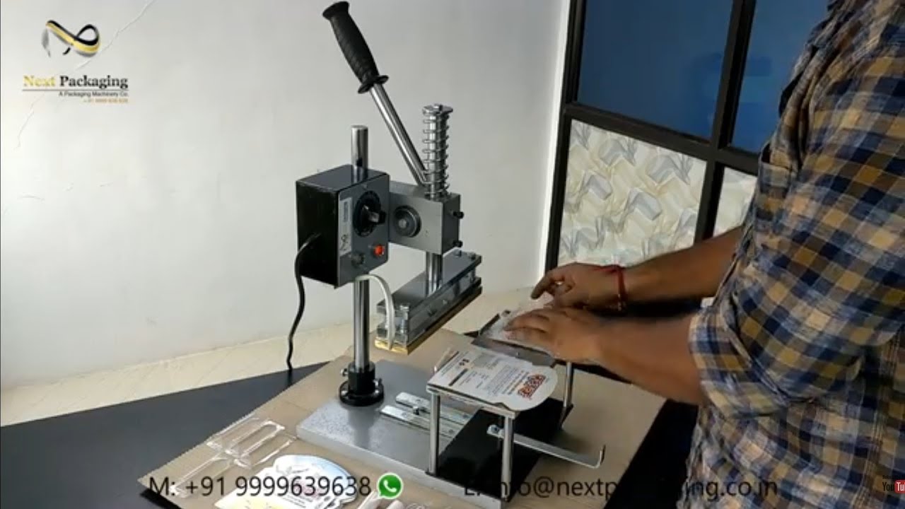 Manual Blister Packing Machine, manual blister sealing machine