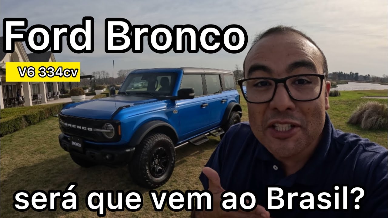 NOVO FORD BRONCO! Será que o concorrente do Jeep Wrangler vem ao Brasil? Preço? Motor?