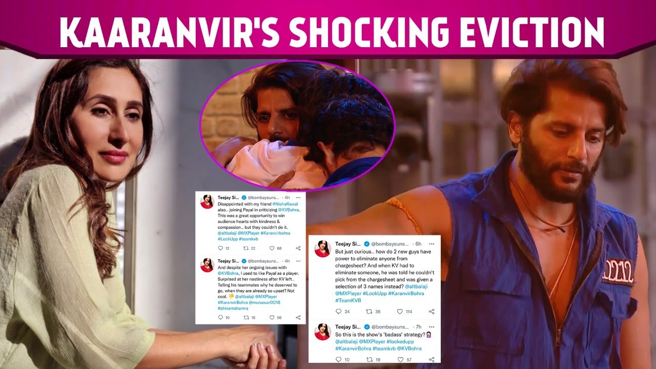 LOCK UPP: KaranVir Ka Hua Mid Night Eviction, Teejay Ne Uthaye Sawal, Nisha Payal Par Sadha Nishana