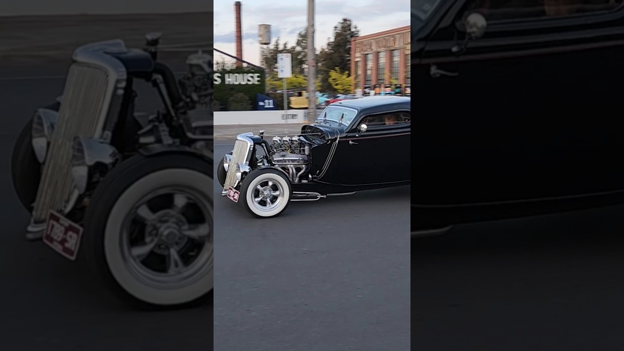 Hot Rods Roll Out From Car Meet! 🔥