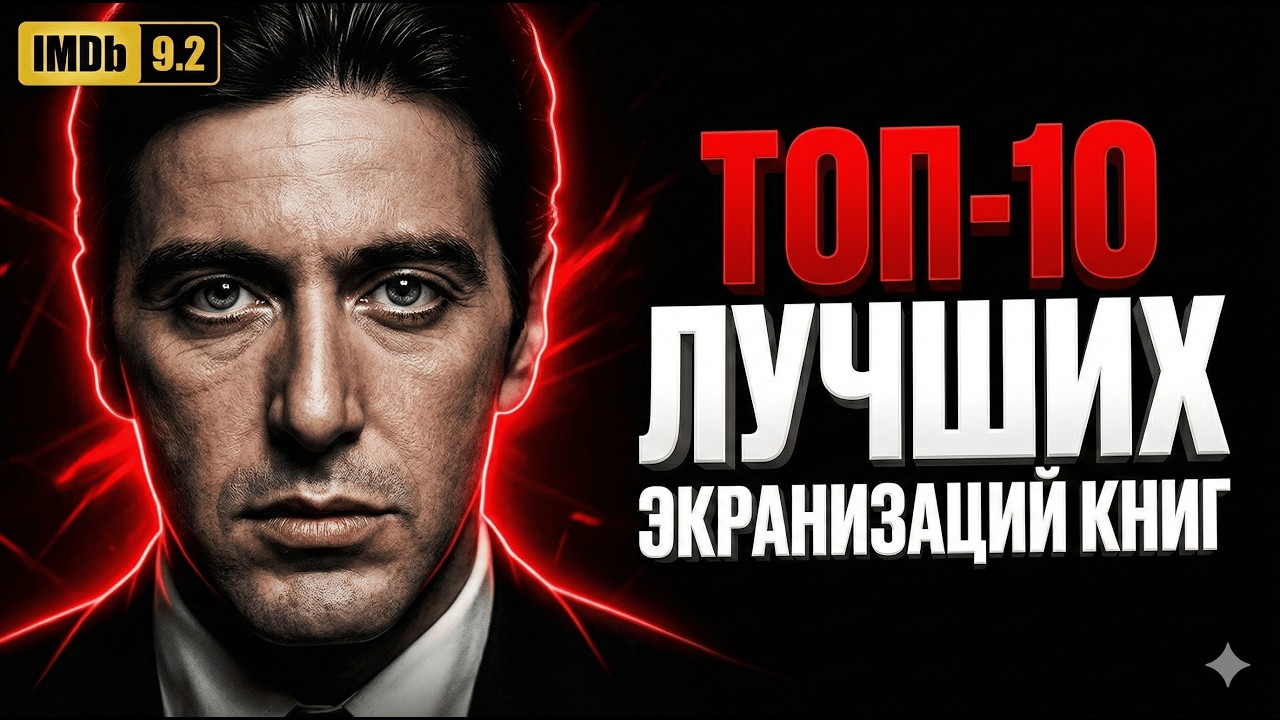ТОП-10 ВЕЛИКИХ ЭКРАНИЗАЦИЙ, КОТОРЫЕ ПРЕВЗОШЛИ САМЫЕ ГРОМКИЕ ШЕДЕВРЫ И ШОКИРОВАЛИ МИР 🎬🔥