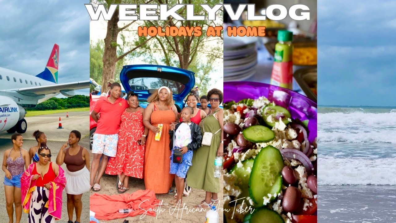 KZN FAMILY VLOG | Grandma’s First Flight, Beach Days, Christmas Prep & Holiday Memories