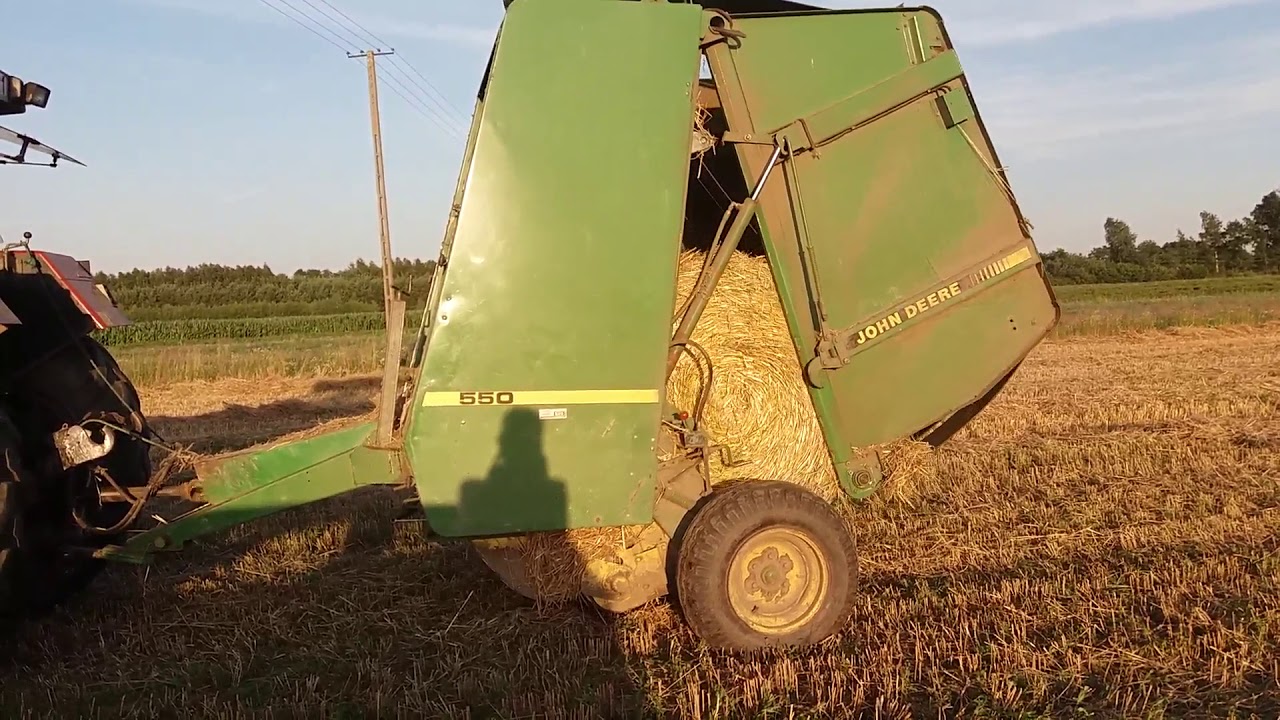 Presowanie Słomy☆Case 5140& John Deere 550