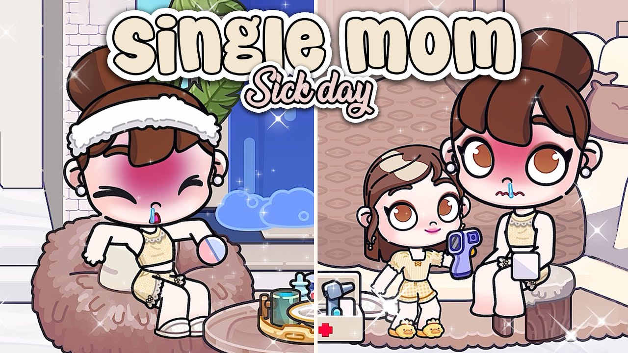 A Day Caring for a Sick Single Mom 🤧❤️ | Avatar World