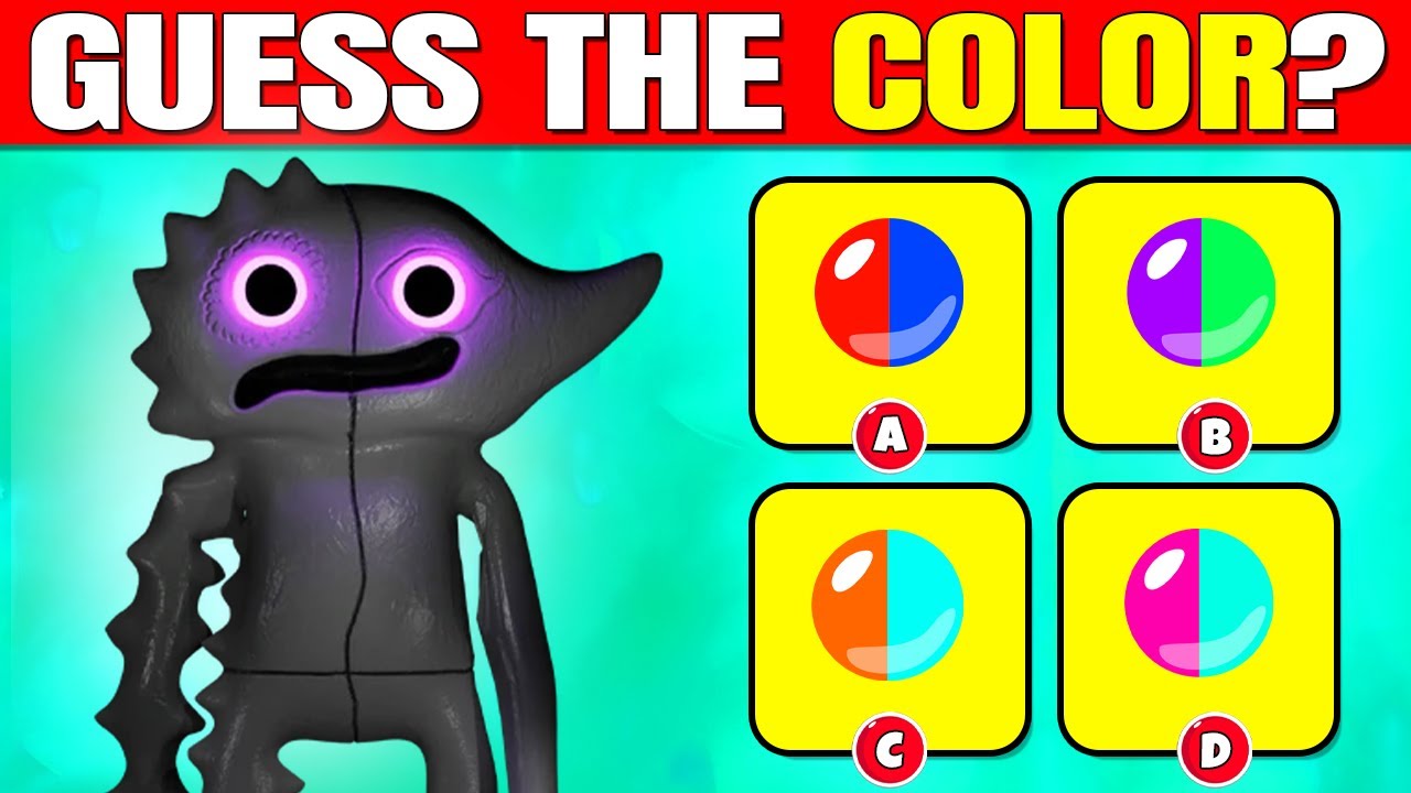 Guess The Monster's Color |Poppy Playtime Chapter 3, Garten Of Banban 6, Digital Circus| Catnap, Jax