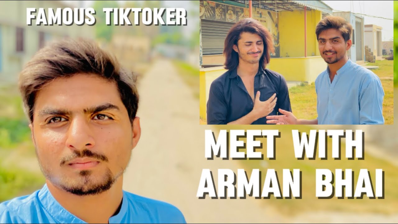 Me and My friend meet from Arman Mehsood[Famous Tiktoker]😊❤️