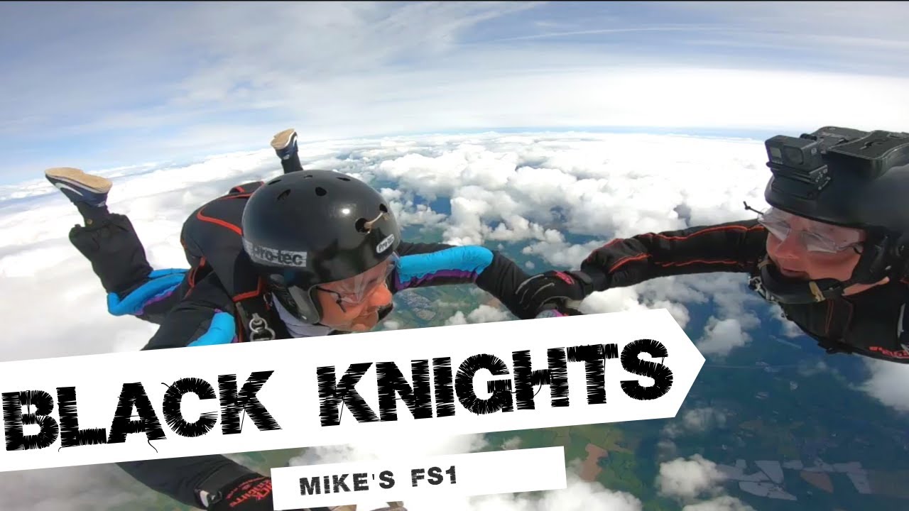 Mike's Formation Skydive at Black Knights Parachute Centre
