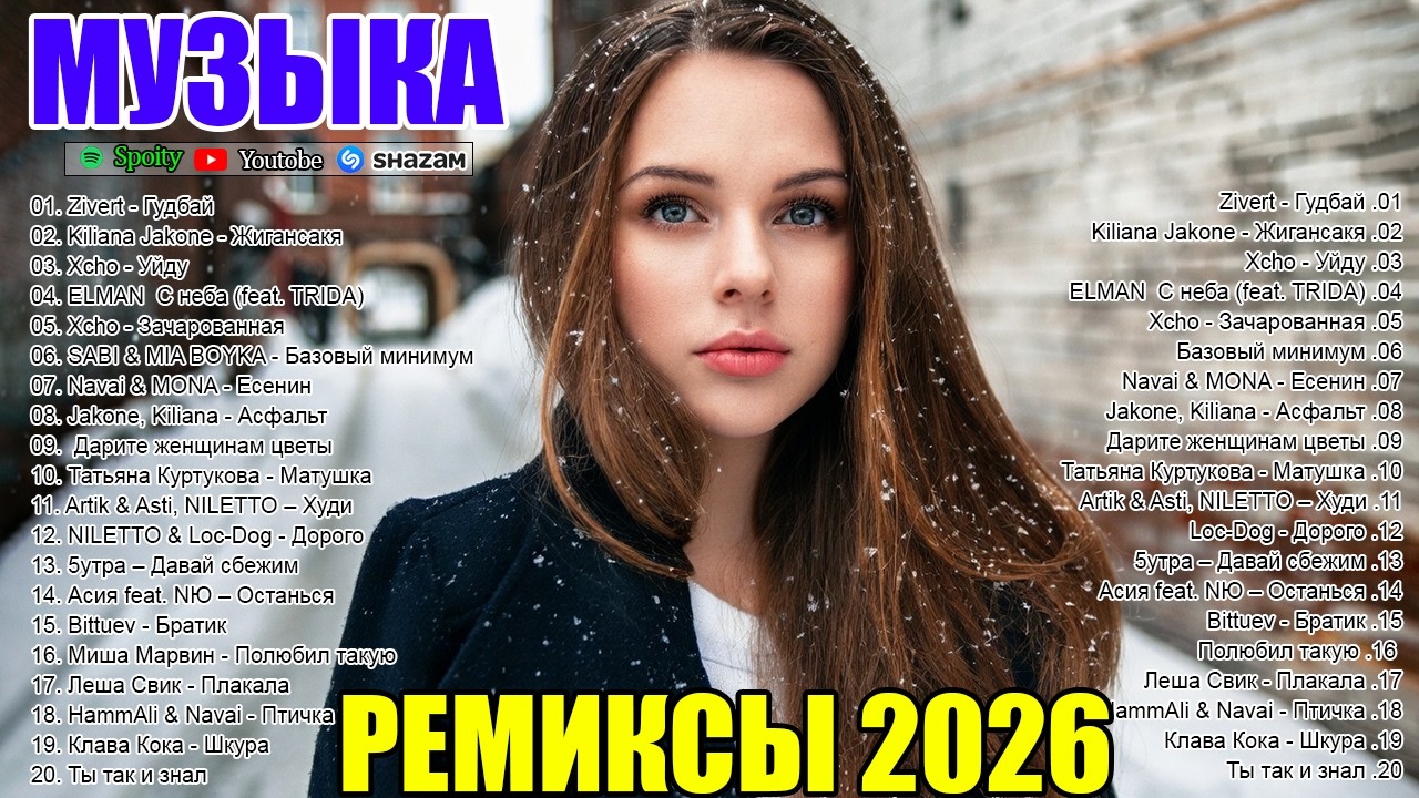ХИТЫ 2026🎉Музыка в тренде 2026🎧Новинки 2026 Музыки⚡СЛУШАТЬ МУЗЫКУ 2026 НОВИНКИ 🔥ШИКАРНЫЕ ТРЕКИ 2026