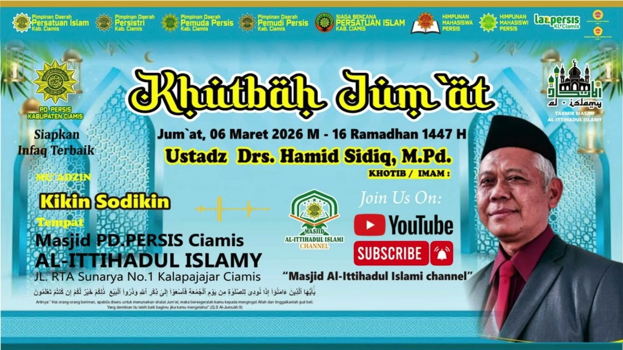 SUKSES HARTA BERLIMPAH, Tapi HATI GELISAH & SUMPEK!! Ustadz Drs H Hamid Sidiq M Pd - Khutbah Jum'at