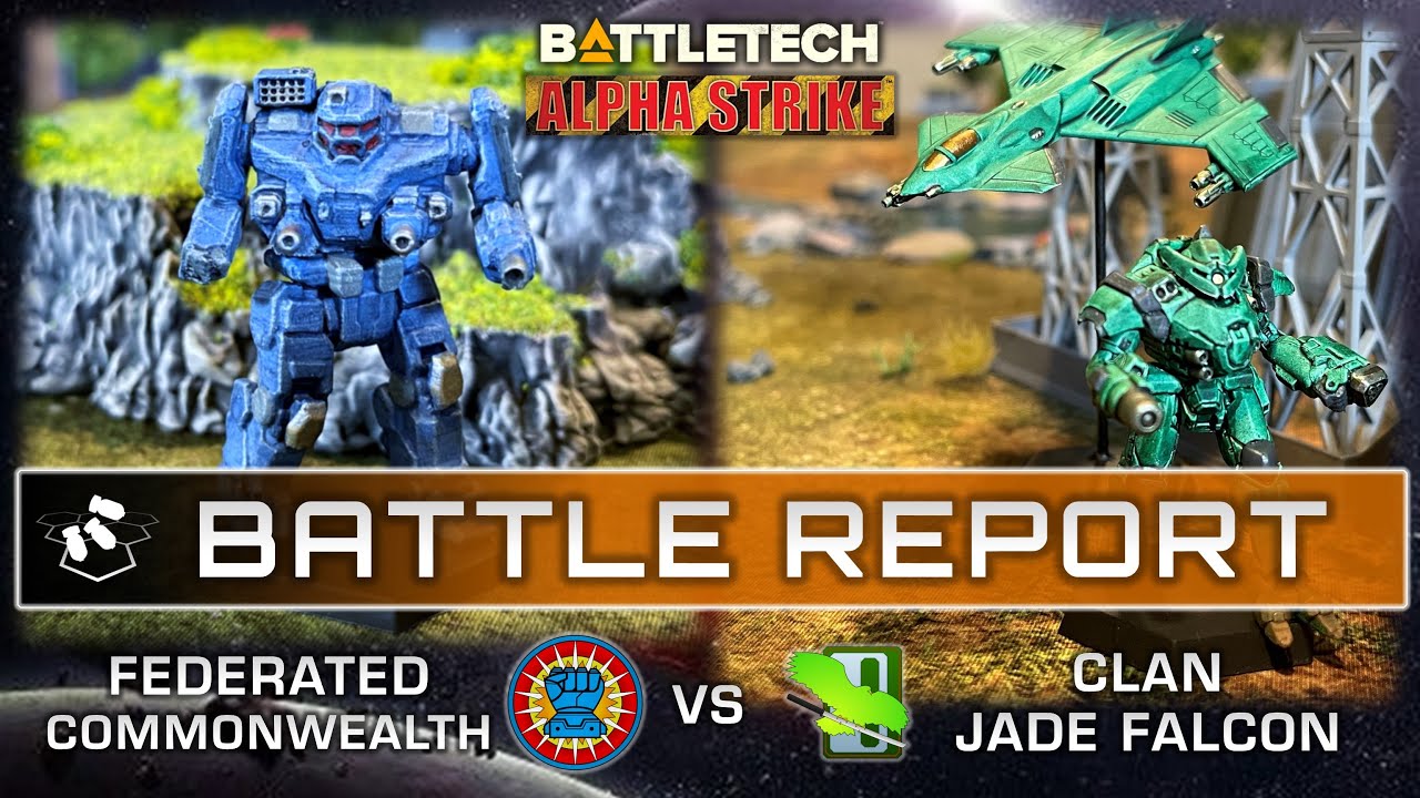 Part 3: FedCom vs Clan Jade Falcon | CAMPAIGN! BattleTech Alpha Strike Battle Report | Clan Invasion