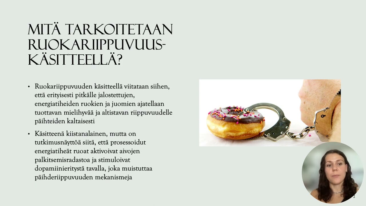 Ruokariippuvuus ja psykiatriset oireet