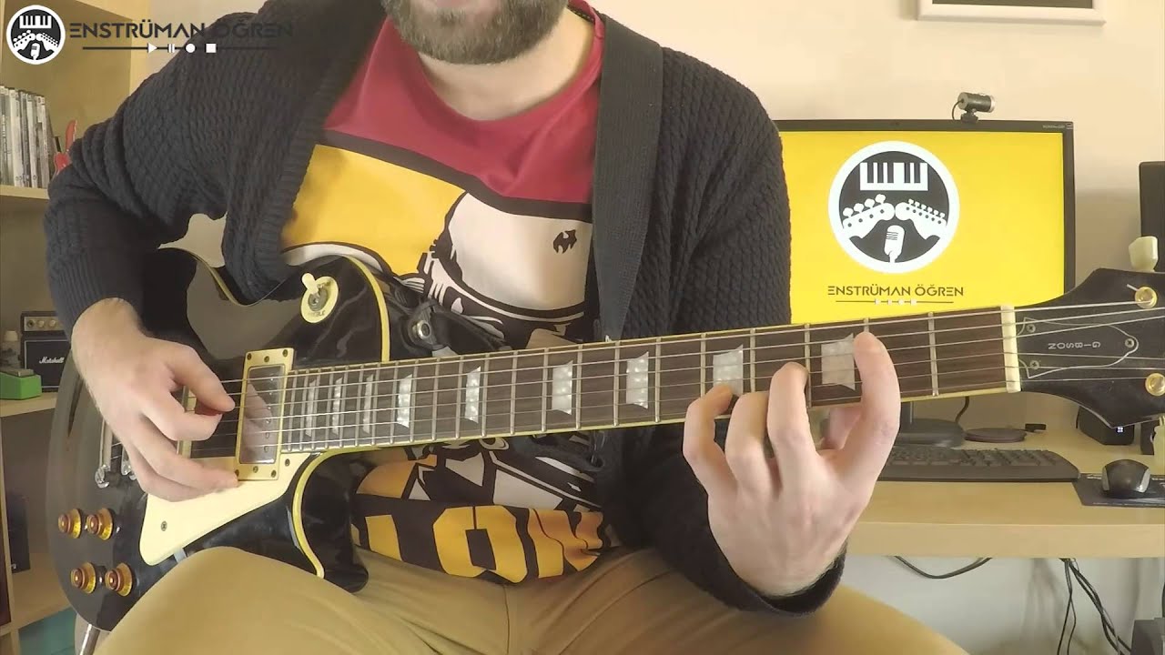 Gitar Dersi: 25-Gitar üzerinde akor ve gamları bulmanın kolay yolu