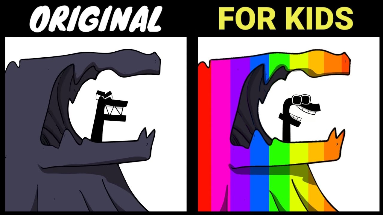 Alphabet lore Rainbow Cave (4kids censorship)