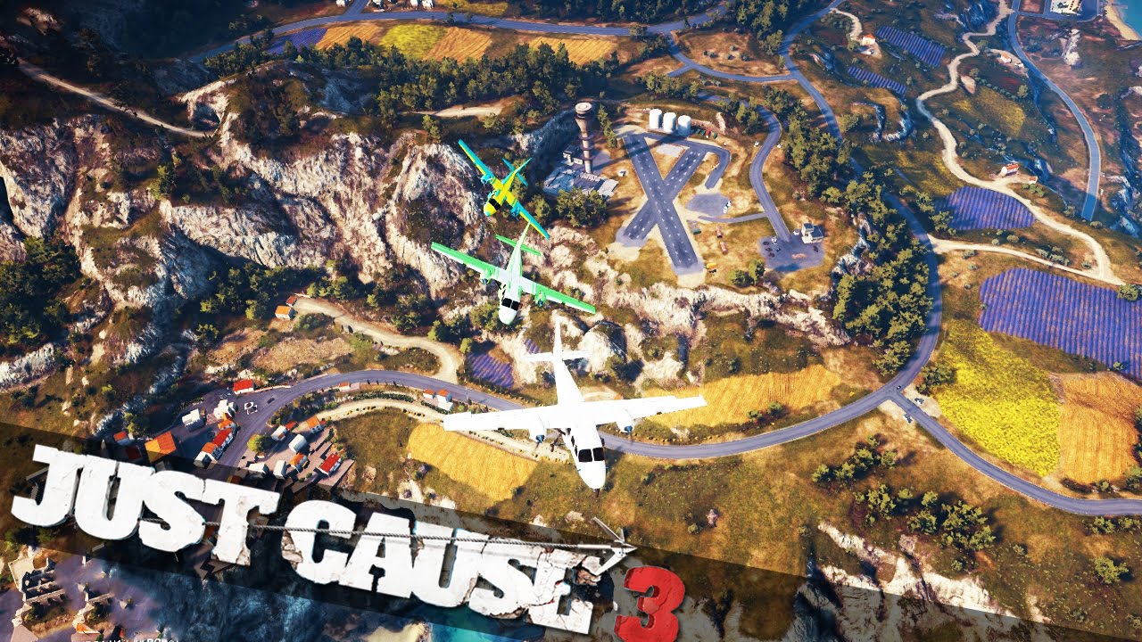 JUST CAUSE 3 PLANE TRAIN! :: Just Cause 3 Epic Stunts