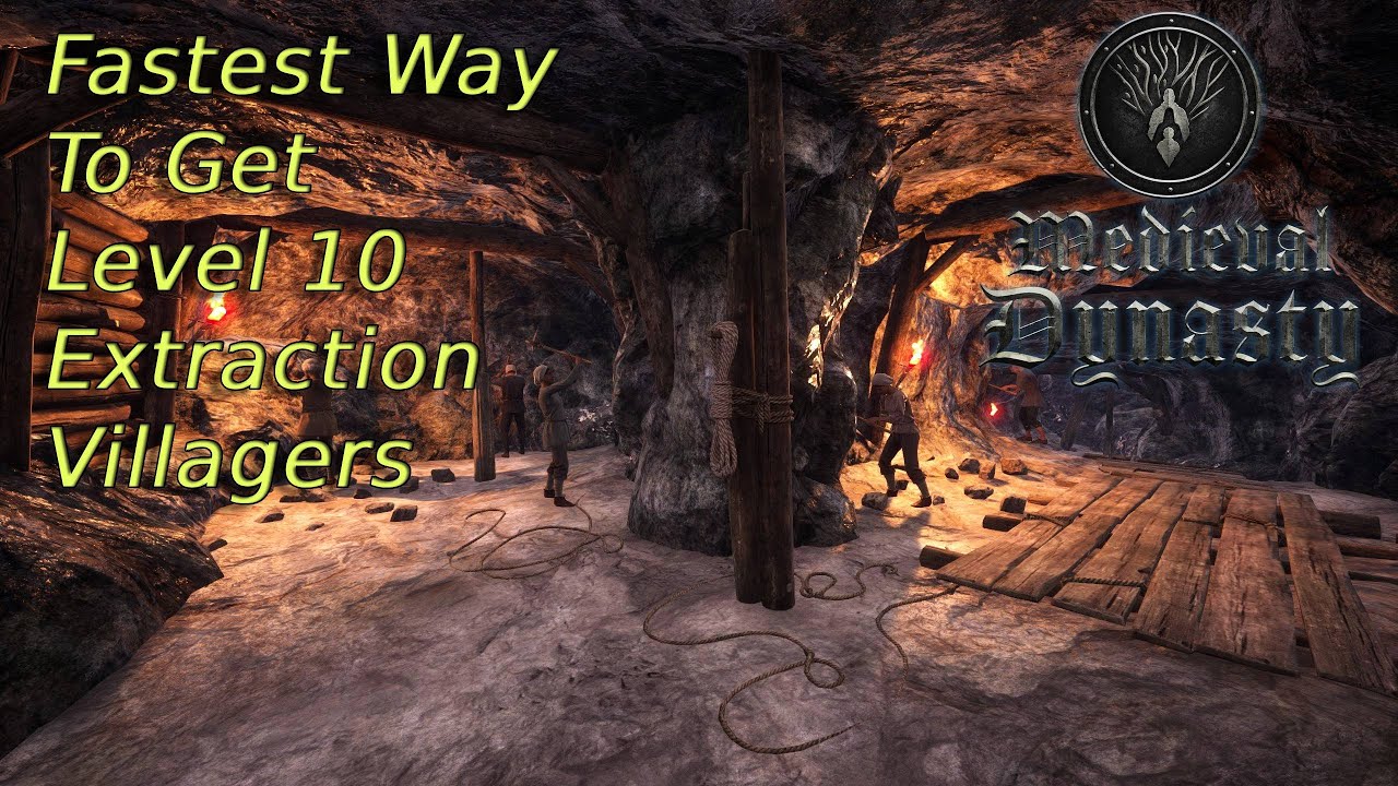 Medieval Dynasty - Fastest Way To Get Level 10 Extraction Villagers