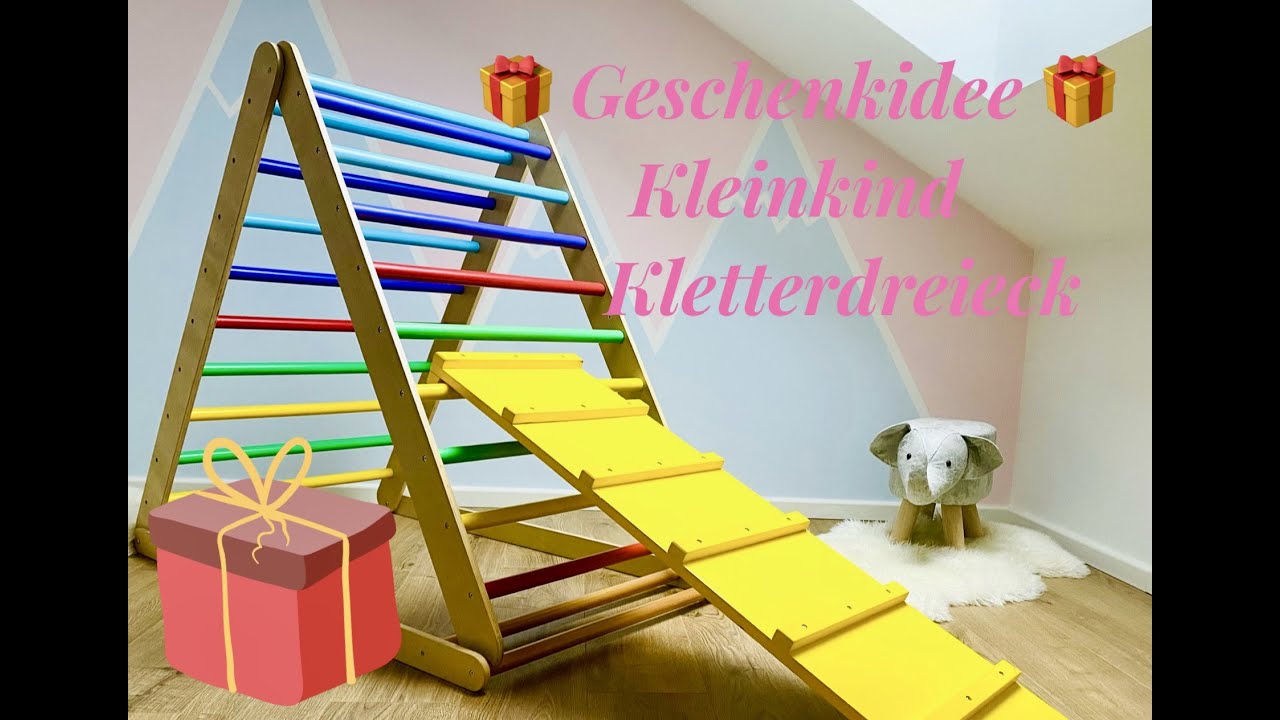 🎁Geschenkidee🎁 Kletterdreieck nach Pickler mit Rutsche Kleinkind (Geburtstag, Weihnachten)