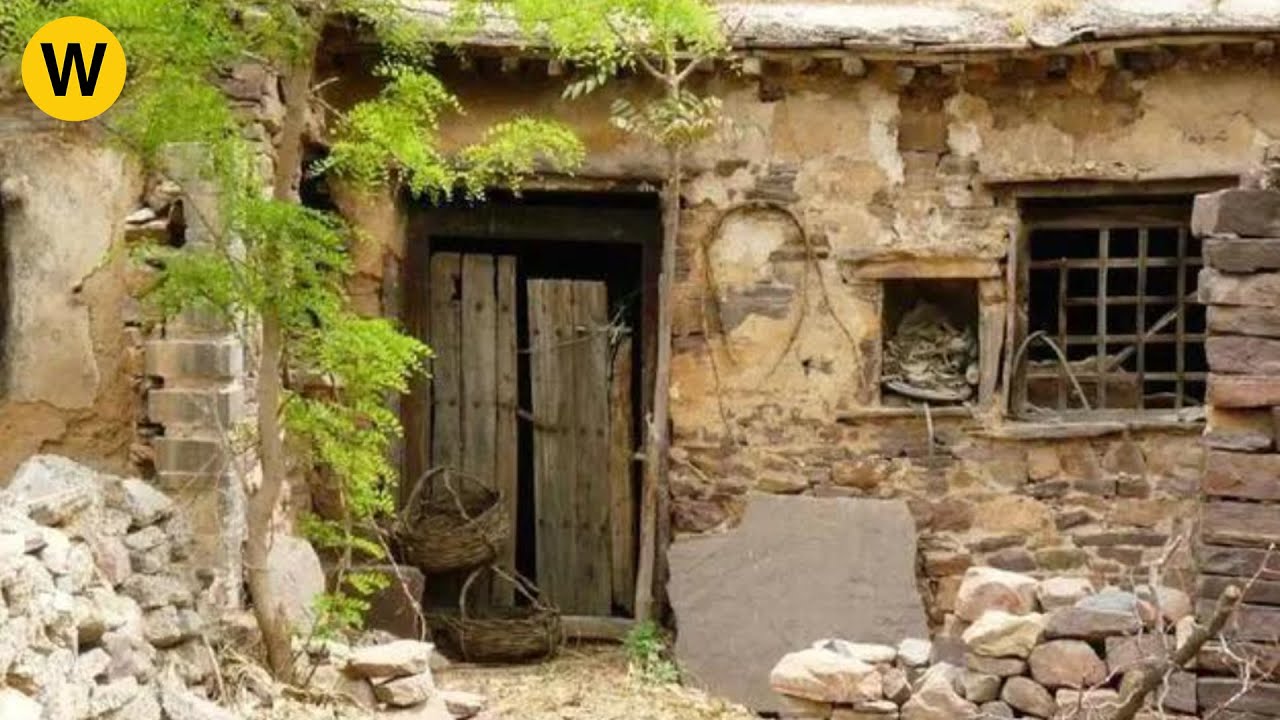Inheriting a house and garden his grandfather, young man weeded and renovated an old house