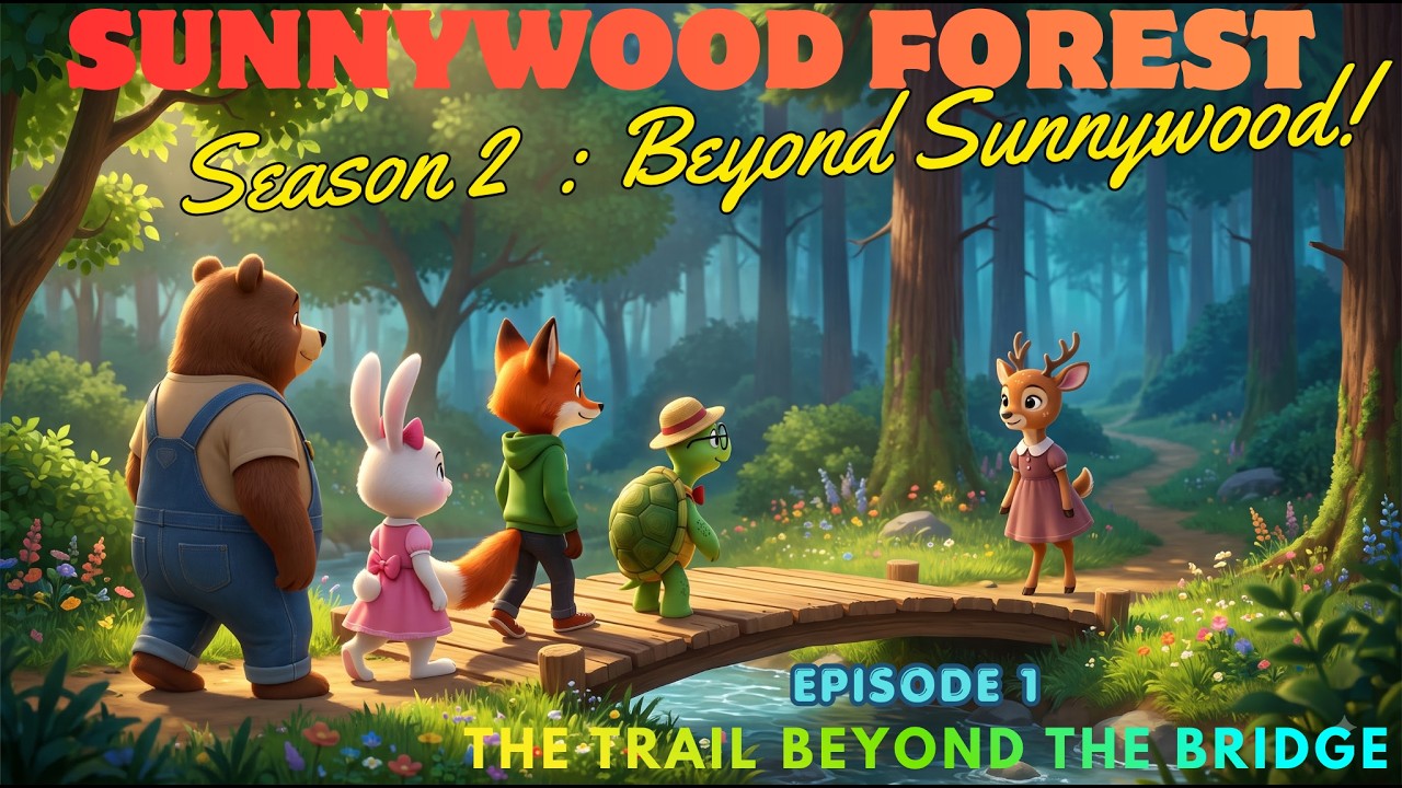 The Trail Beyond the Bridge | Sunnywood Forest | Season 2 Episode 1 | Kids Story