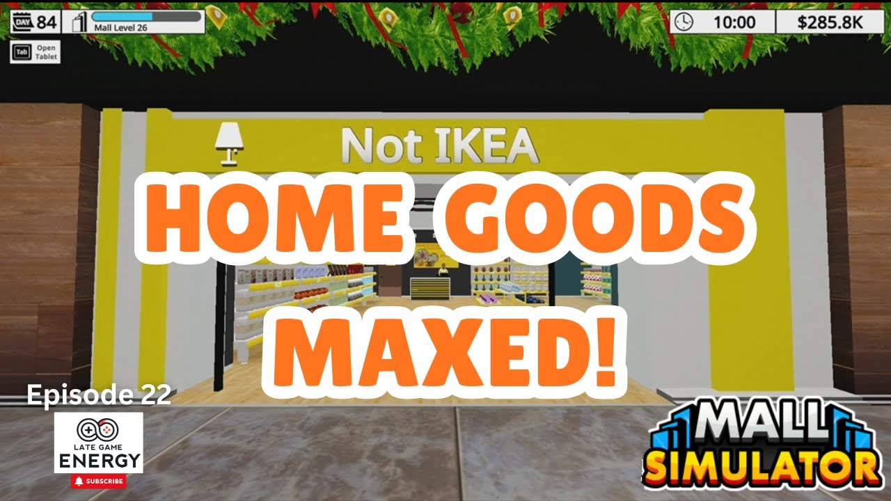 Maxing the Home Goods Store & TCG Machine | Mall Simulator
