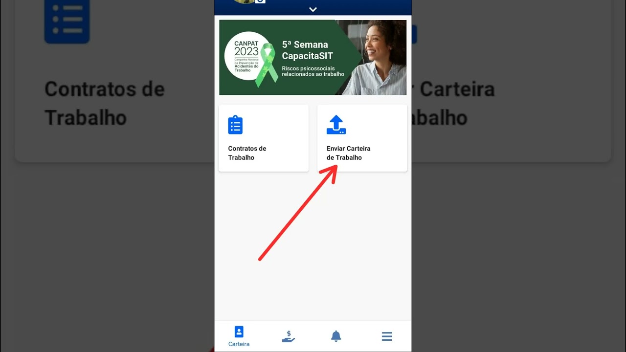 Como conseguir baixar carteira de trabalho digital e enviar