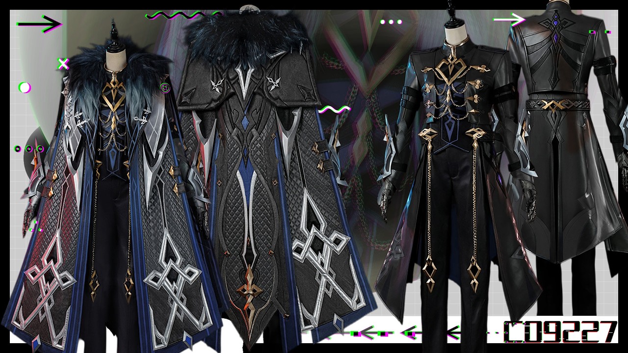 COSFUN-AAA | Genshin Impact Fatui Harbinger The Captain Il Capitano Cosplay Costume