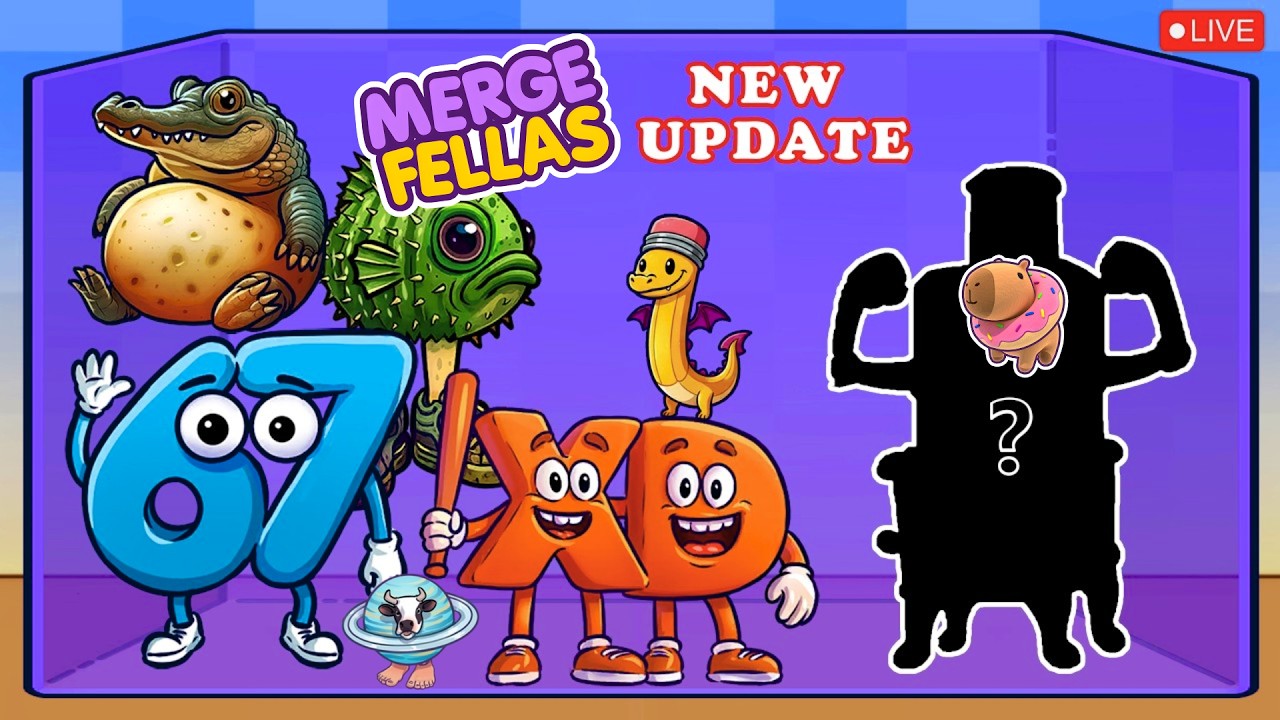 Italian Brainrot Merge Fellas Live | NEW UPDATE is INSANE 🔥 #mergefellas #brainrot #roblox