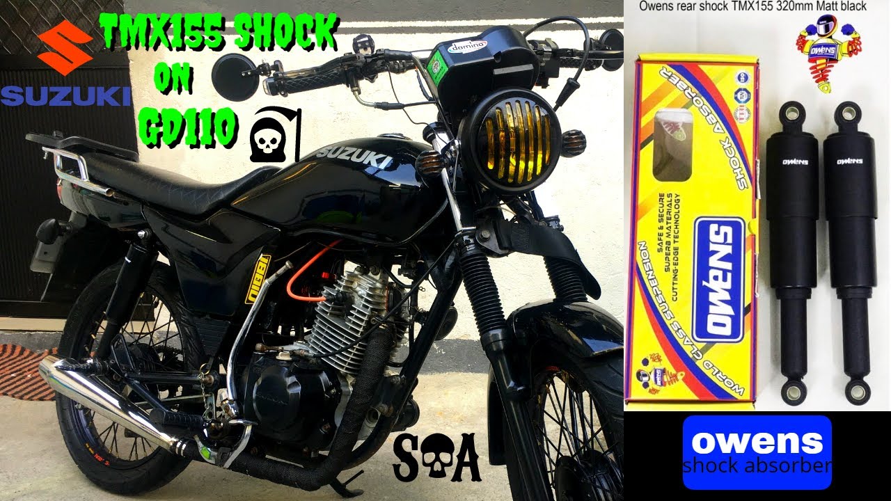 OWENS SHOCK ABSORBER INSTALL||SUZUKI GD110||CLASSIC BUILD