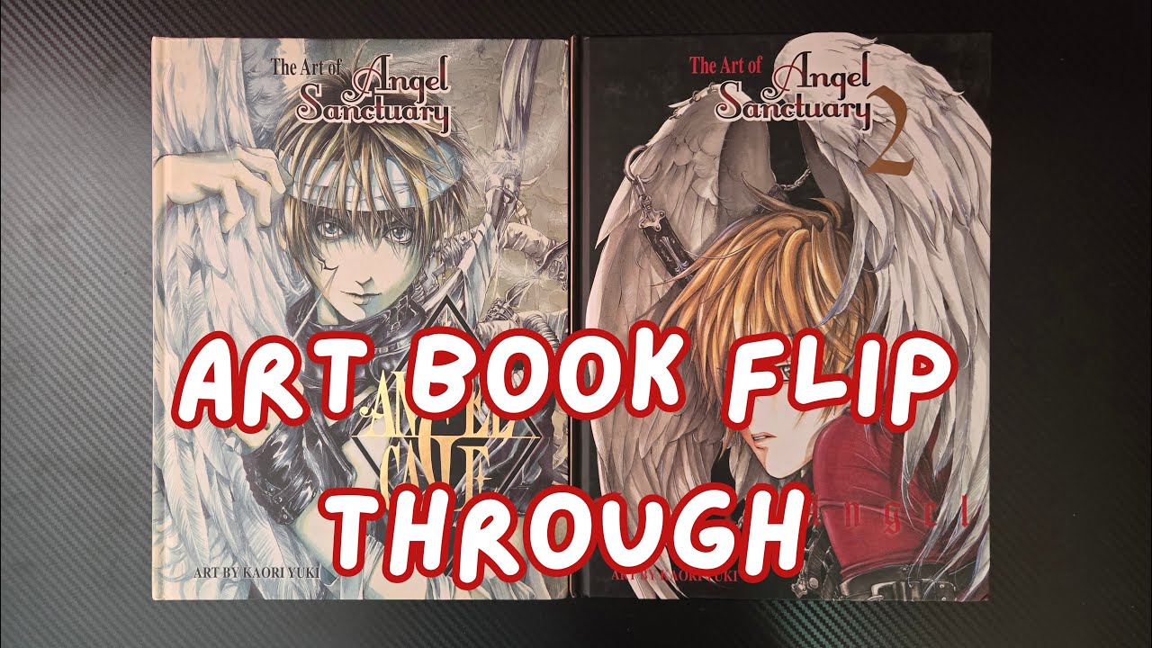 Flip Through | The Art of Angel Sanctuary 1 & 2  Angel Gate & Lost Angel | Kaori Yuki | Art Book