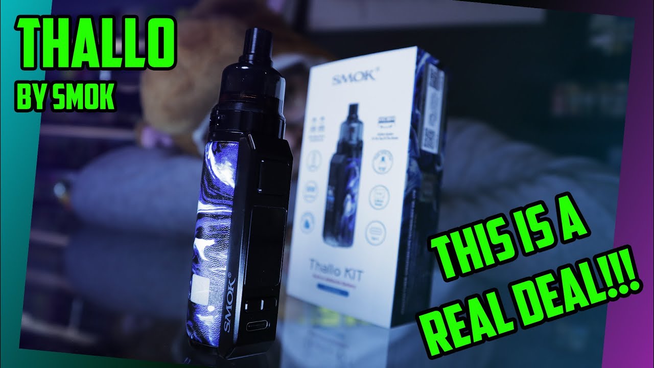 [Product Review] THALLO KIT by SMOK, A New Design with better flavourings! #vape #smok #review