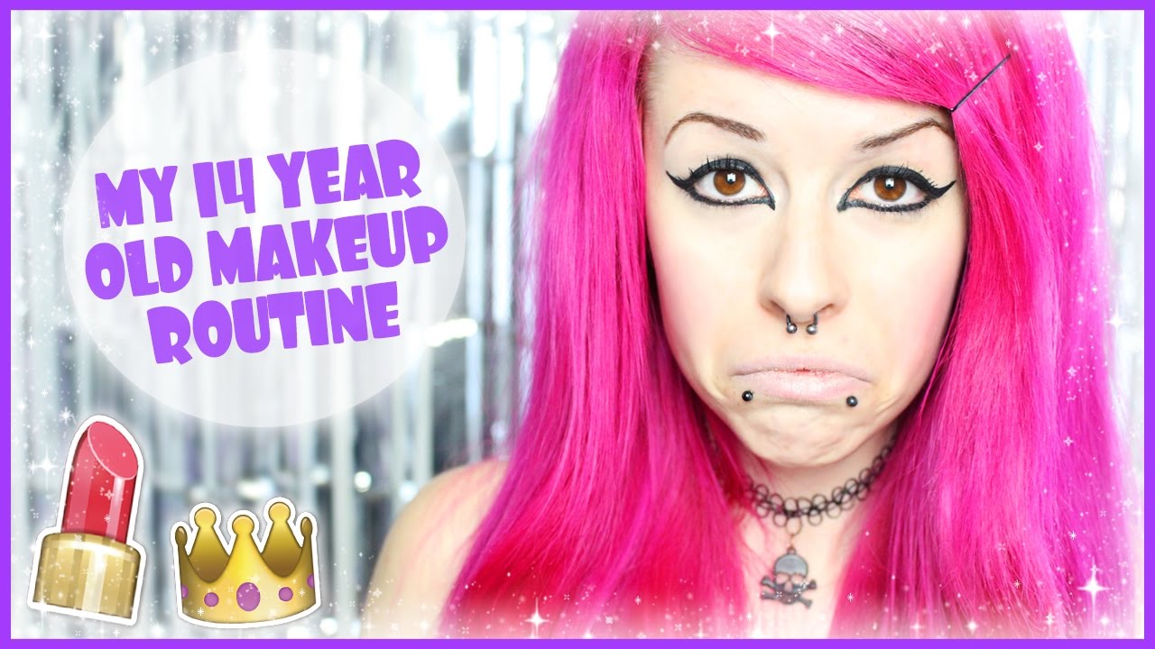 MY 14 YEAR OLD MAKEUP ROUTINE!