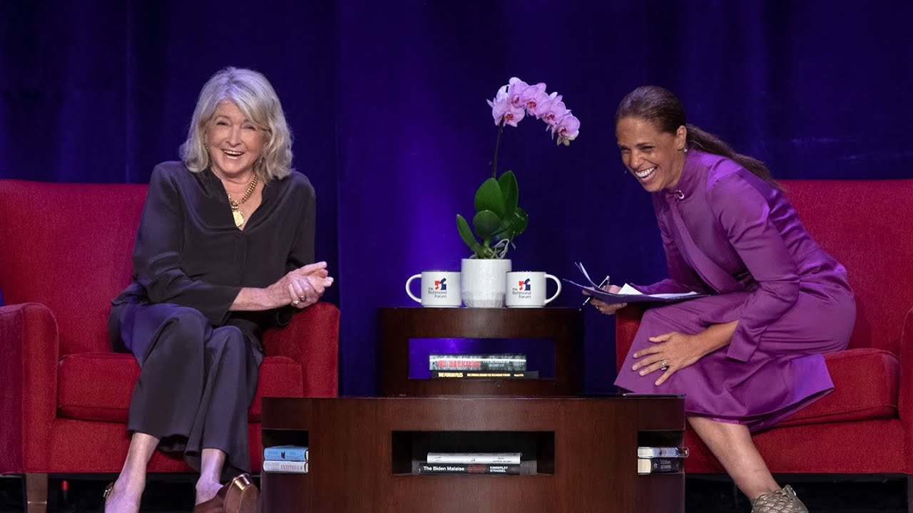 Martha Stewart with Soledad O'Brien at The Richmond Forum