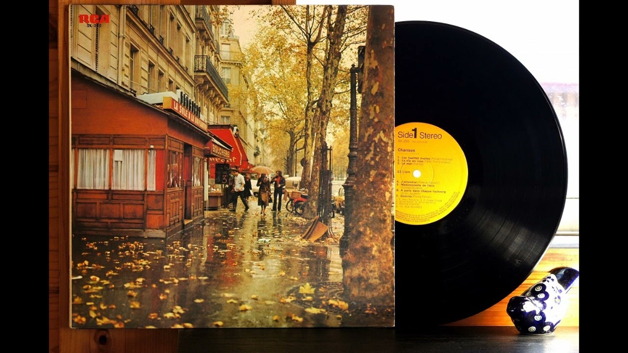 LPレコードでシャンソン名曲 ”枯葉” ”パリの空の下” 他 全６曲 - Chefs-d'œuvre de la chanson  