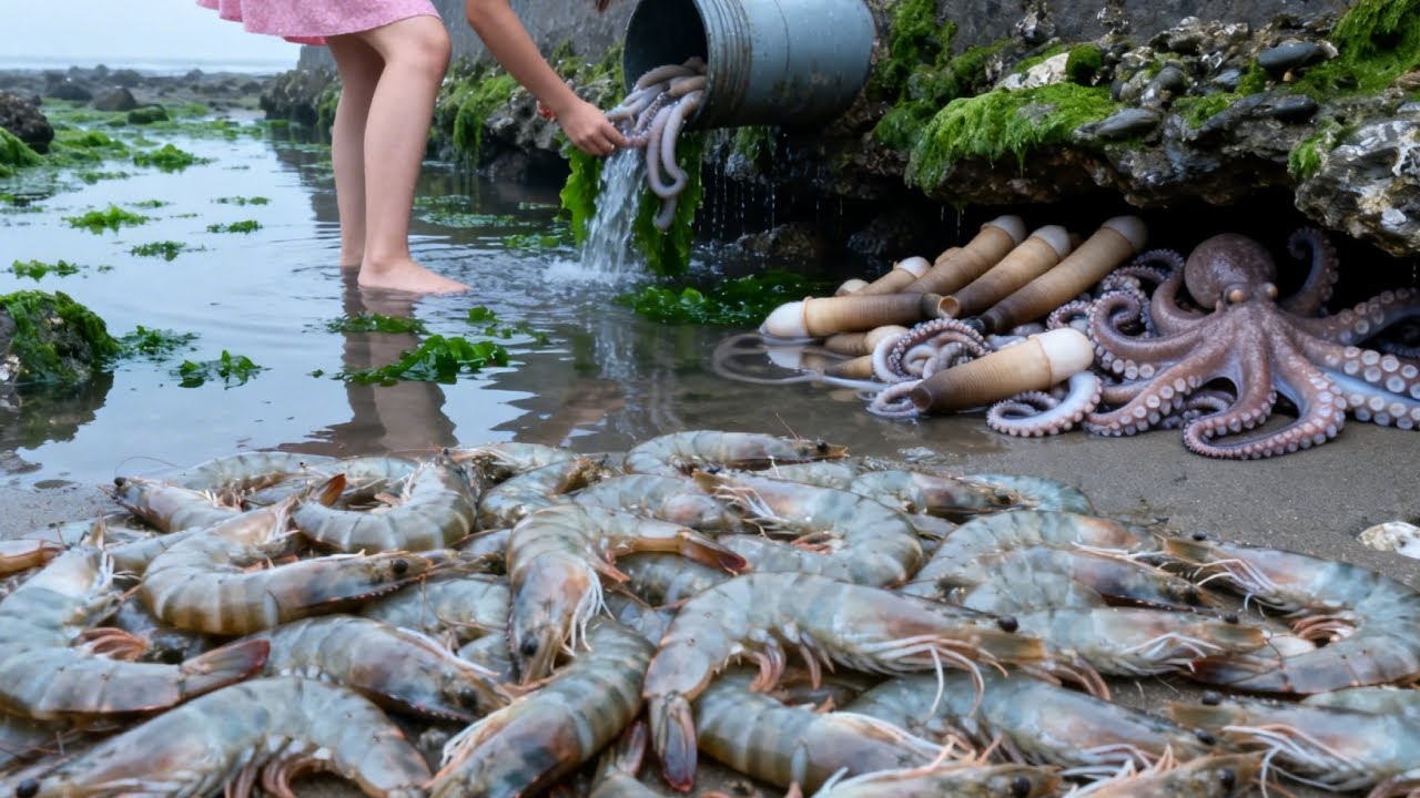 Xiao Zhang Discovered Prawns Bigger Than His Palm, And Even Some Other Amazing Finds.