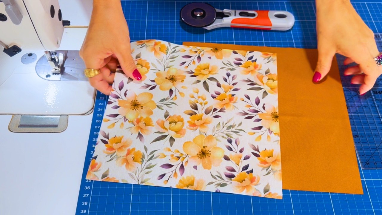 Só 2 QUADRADOS 🤩 PATCHWORK Lindo Rápido e DIFERENTE de Fazer!