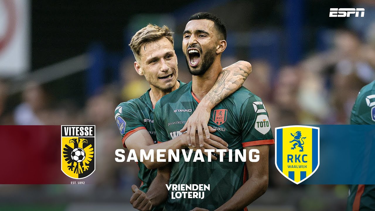 🎖️🦅 Vitesse met 🔟 man in Airborne-wedstrijd na rood MANHOEF 🟥 | Samenvatting Vitesse - RKC Waalwijk