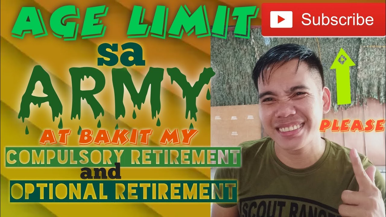 Age Limit sa ARMY?at bakit kailangan hanggang 35 y/old Lang?