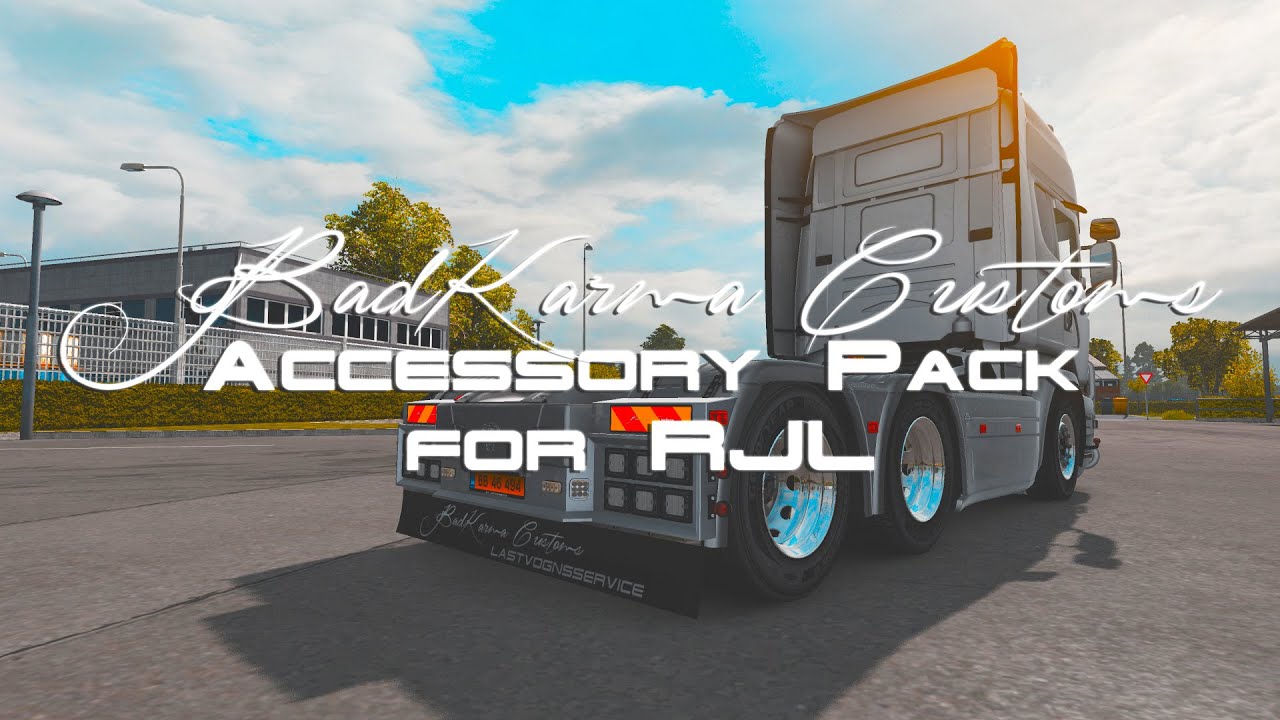 ETS2 Mods v1.43 | BadKarma Customs Accessory Pack for RJL Scania | ETS2 Mods